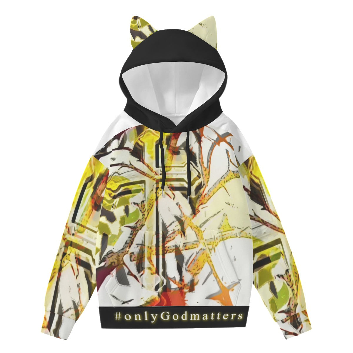 Only God Matters Women’s Hoodie With Decorative Ears